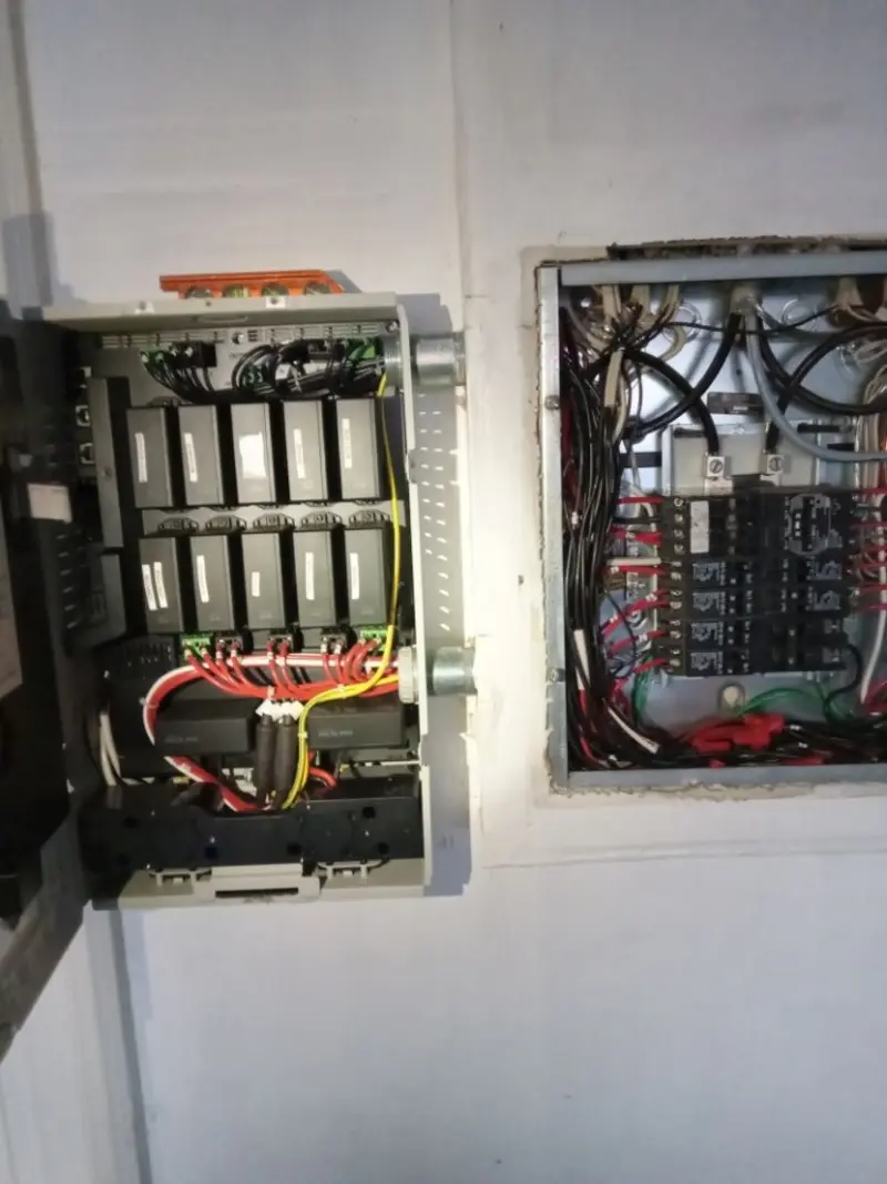 Electrical panel upgrade completed for Indoor Lighting Installation in Jerusalem